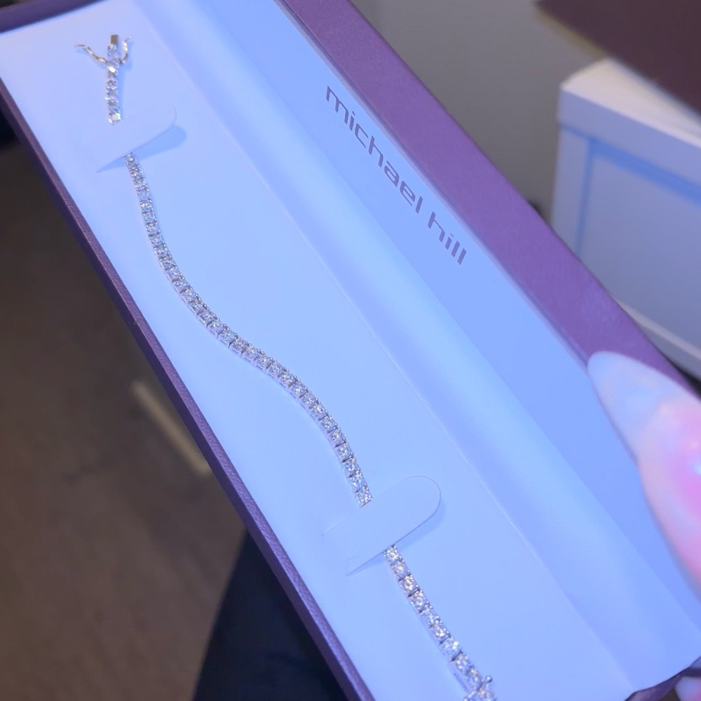 4.92 Carat Natural Diamond Tennis Bracelet
